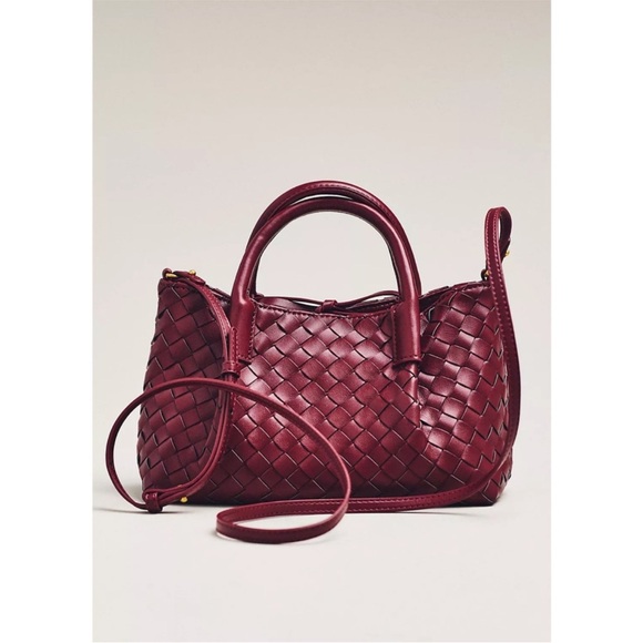 Anthropologie Handbags - Anthropologie Top Handle Woven Bag